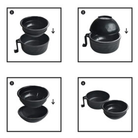 Instant Noodle Bowl Microwave Ramen Cooker - image 6