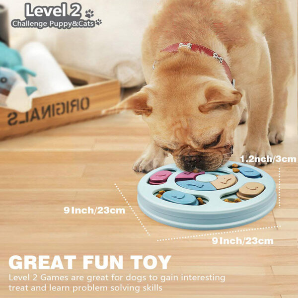 Dog Puzzle Toys Slow Feeder Interactive Increase Puppy IQ Food Dispenser Slowly Eating NonSlip Bowl Pet 5