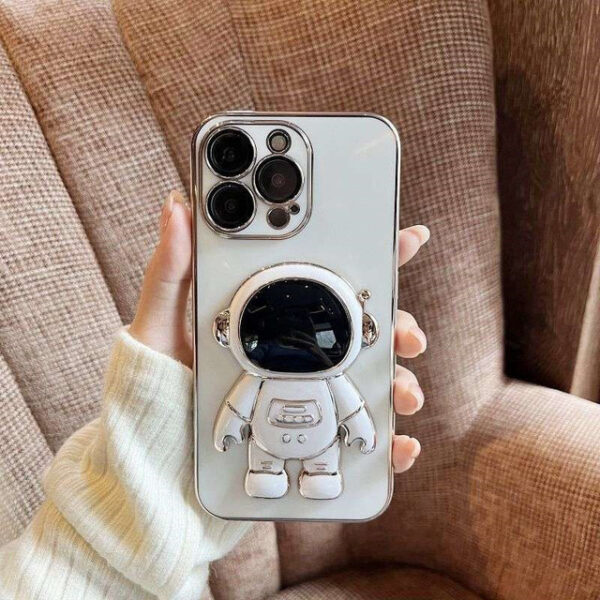 Electroplated astronaut folding stand case For iphone 11 12 13 Pro Max x xr xs max 1.jpg 640x640 1