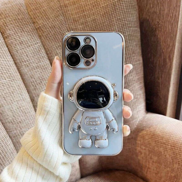 Husă cu suport pliabil pentru astronaut galvanizat pentru iphone 11 12 13 Pro Max x xr xs max 2.jpg 640x640 2