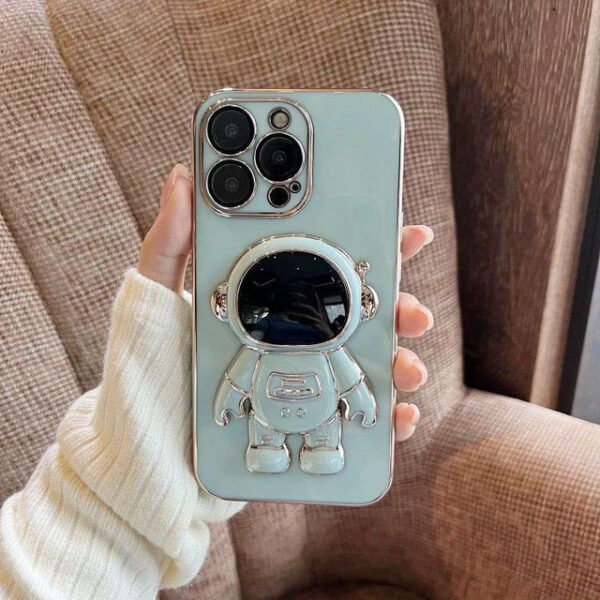 Electroplated astronaut folding stand case For iphone 11 12 13 Pro Max x xr xs max 4.jpg 640x640 4