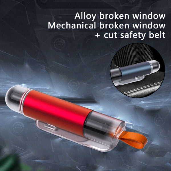 Escape Hammer Window Breaker Seat Belt Cutter Hammer Emergency Car Safety Hammer Outdoor Life Saving Tool 2