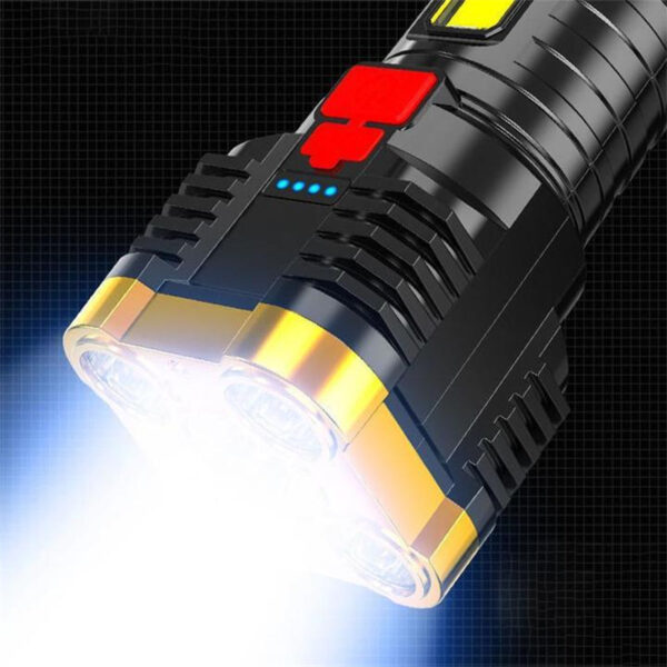 Explosion Flashlight Light Bub Anti bledosan Strong Light Bub USB Rechargeable Lantern Waterproof Outdoor Multi Fungsi 1