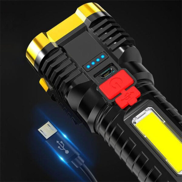 Explosion Flashlight Light Bubs Anti explosion Strong Light Bubs USB Rechargeable Lantern Waterproof Outdoor Multi Function 2