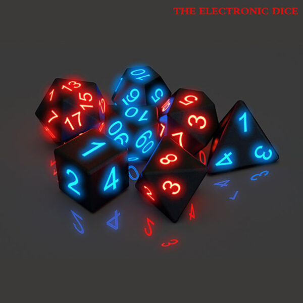 LED Hits Night Light Dice Polyhedral Luminous Mini Entertainment Fun Fun Club KTV Dice Bar Lo ri 1