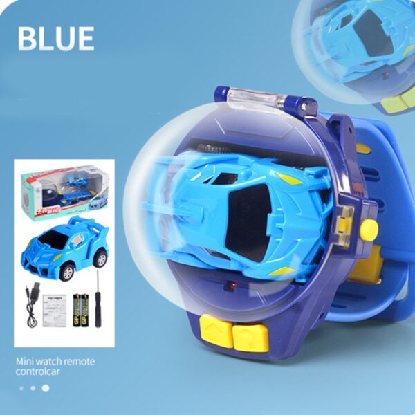 Mini Watch Control Car Gleoite RC Car In éineacht le Your Kids Gift for Boys Kids ar 4