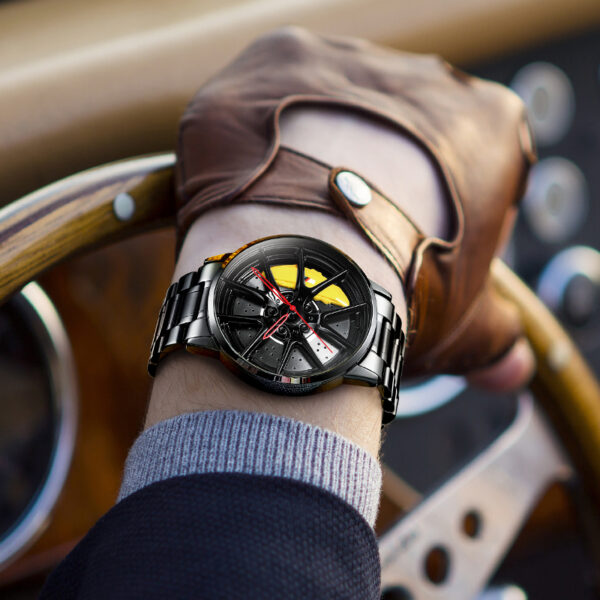 NEKTOM Top Luxury Sports Cars M series Wheel Rim Bub Watches Custom Design Watches Waterproof Creative 2