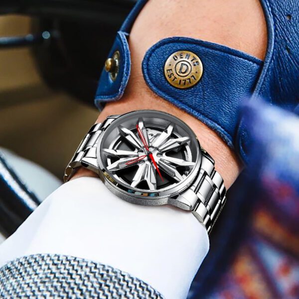 NEKTOM Top Luxury Sports Cars M series Wheel Rim Bub Watches Custom Design Watches Waterproof Creative 5