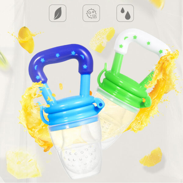 Newborn Food Supplement Bite Juice Feeder Baby Nimbler Pacifier For Fruit Portable Baby Bottle Feeding Fruit 4