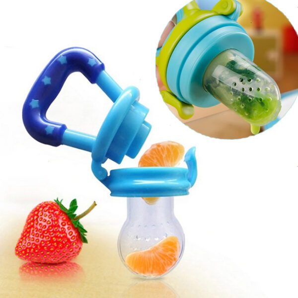 Newborn Food Supplement Bite Juice Feeder Baby Nimbler Pacifier For Fruit Portable Baby Bottle Feeding Fruit