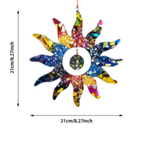 Rainbow Stained Acrylic Suncatcher - image 4