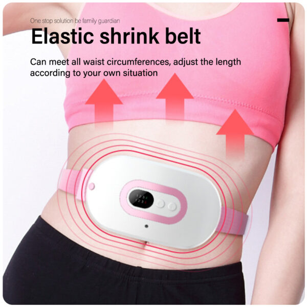 Relieve Menstrual Pain Abdominal Heating Massage Warm Palace Belt Electric Heating Uterus Acupoints Vibrating Massage the 2