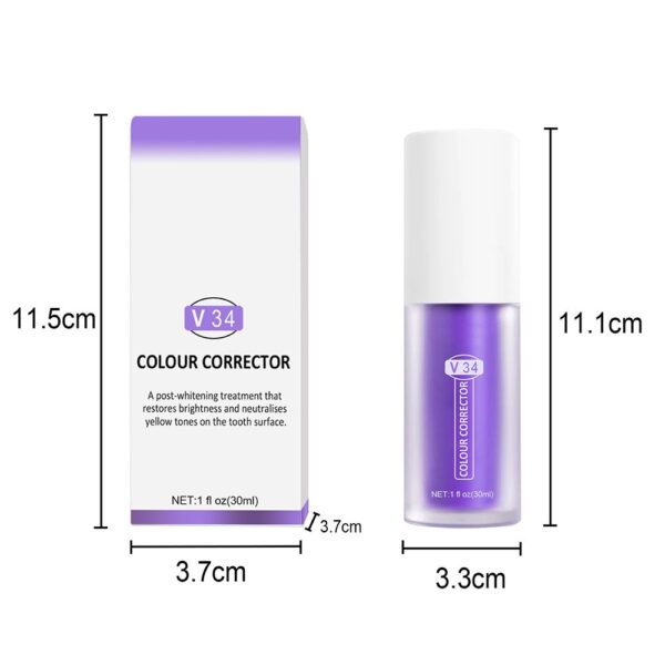 Remove Plaque Stains Care Toothpaste V34 Colour Corrector Teeth Mouth Breathing Freshener Whitening Sensitive Teeth Toothpaste 4