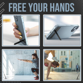 Ultra-thin Invisible Back Stick Mobile Phone Case Stand - image 5