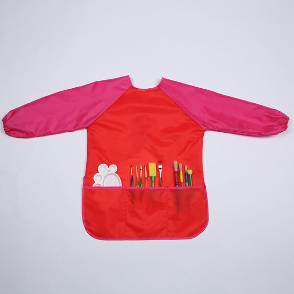 Waterproof Apron Children Babies Anti dirty Gown Transparent Kindergarten Drawing and Eating Bibs Baby Stuff for 3.jpg 640x640 3