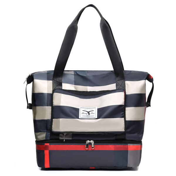 Waasserdicht ausklappen Héich Kapazitéit Duffel Bag Moud Plaid Reesbeutel Fraen Kabine Tote Bag Weekend Gym 2.jpg 640x640 2