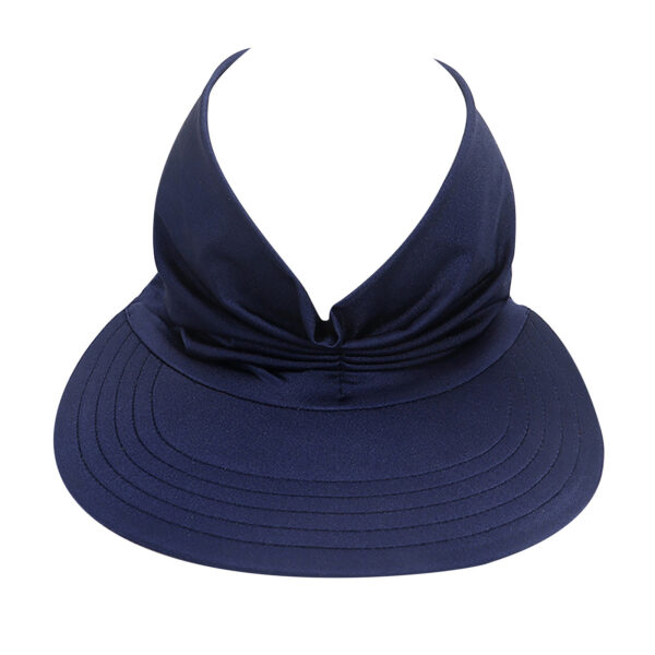 Women s Summer Hat Sun Visor Sun Hat Anti ultraviolet Elastic Hollow Top Hat Casual Wide 4