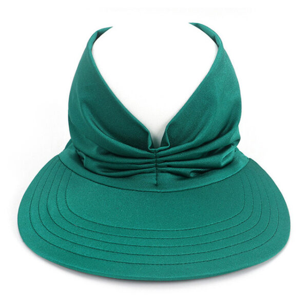 Women s Summer Hat Sun Visor Sun Hat Anti ultraviolet Elastic Hollow Top Hat Casual Wide 4.jpg 640x640 4