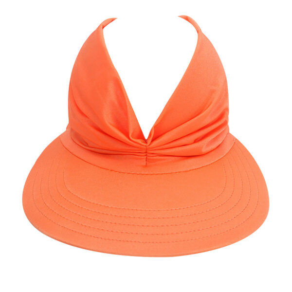 Women s Summer Hat Sun Visor Sun Hat Anti ultraviolet Elastic Hollow Top Hat Casual Wide 5