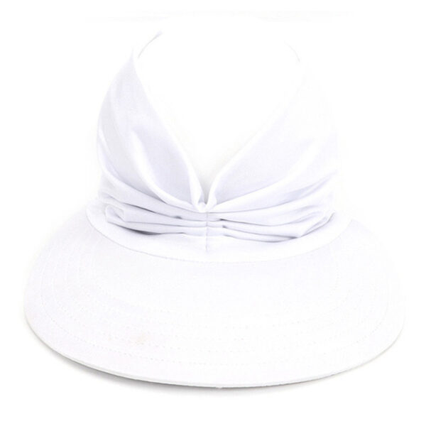 Topi Musim Panas Wanita Sun Visor Sun Hat Anti ultraviolet Anjal Topi Berongga Kasual Lebar 6.jpg 640x640 6