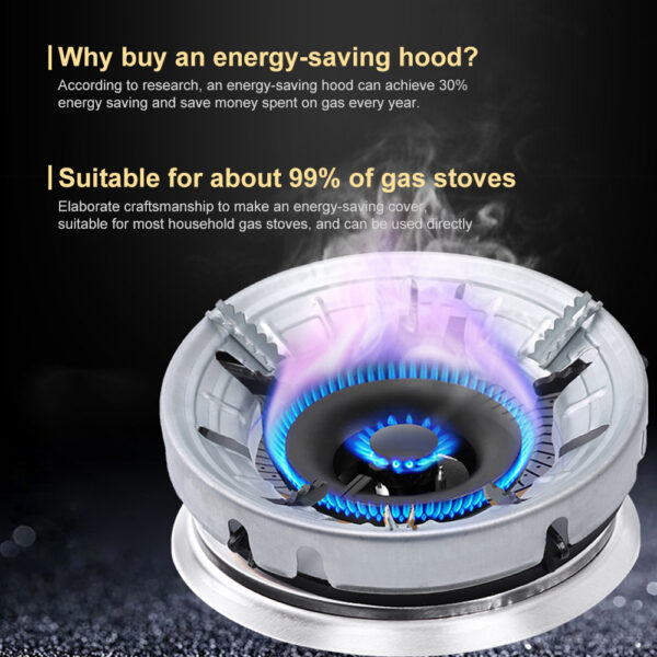 2021 Wind Shield Bracket Gas Stove Energy Saving Cover Disk Fire Reflection Windproof Stand Accessories For 4