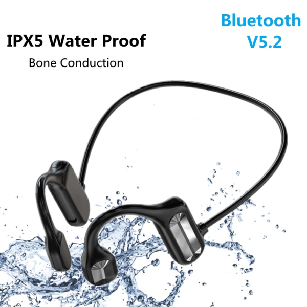 2022 NEW Bone Conduction Headphones Wireless Sports Earphone Bluetooth Compatible Headset Hands free With Microphone For