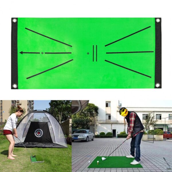 60cm x 30cm Golf Swing Mat Hitting Batting Direction Mark Trace Indoor Home EVA Golf Swing 1