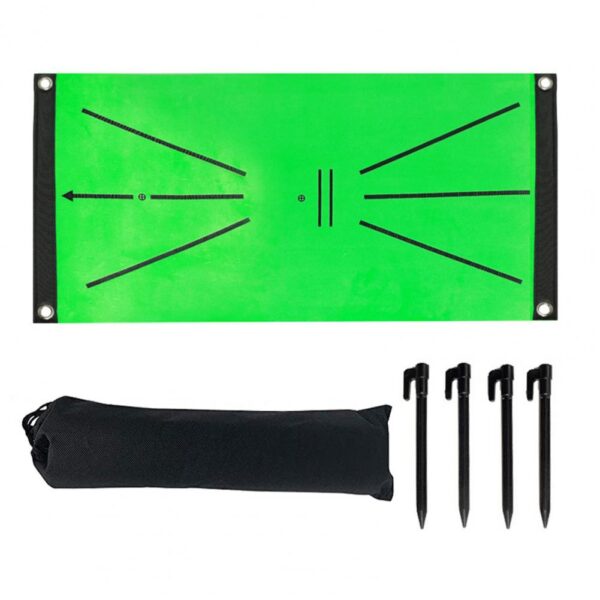 60cm x 30cm Golf Swing Mat Hitting Batting Direction Mark Trace Indoor Home EVA Golf Swing 3