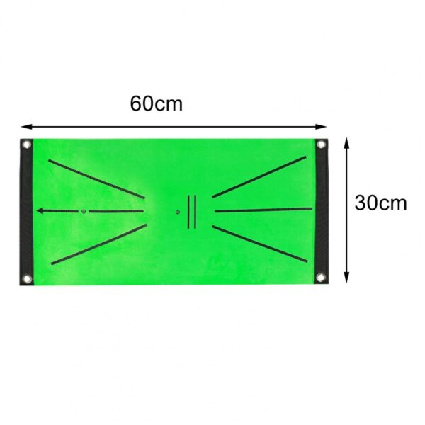 60cm x 30cm Golf Swing Mat Hitting Batting Direction Mark Trace Indoor Home EVA Golf Swing 5