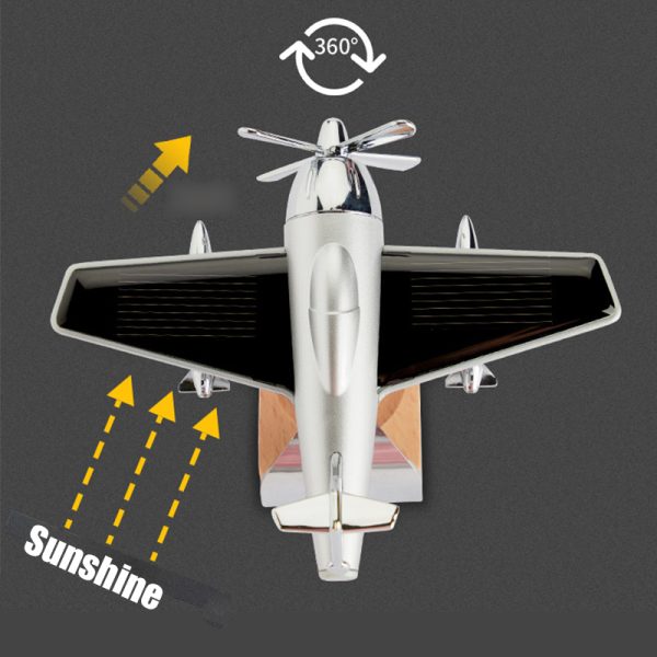 Car Air Freshener Solar Aircraft Decoration Mini Car Perfume Air Freshener Fragrance Car Airplane Ornament 1