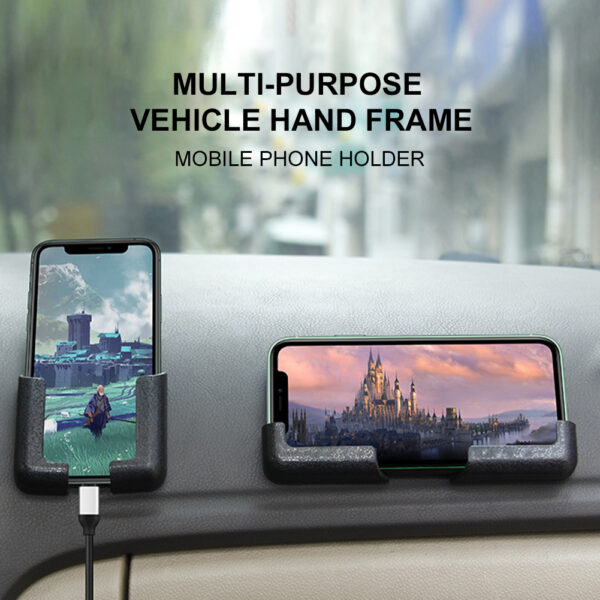 Car Phone Holder Universal Car Gravity Holder Self Adhesive Dashboard Phone Mount Holder GPS Stand Rack 1