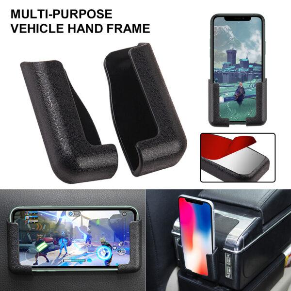 Car Phone Holder Universal Car Gravity Holder Self Adhesive Dashboard Phone Mount Holder GPS Stand Rack 2