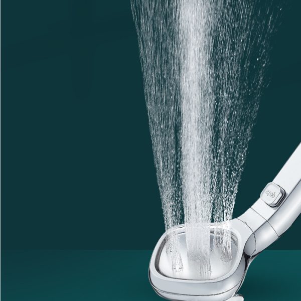 High Pressure Water Saving Shower Head Hand Held Shower SPA Adjustable 4 Function High Pressure Shower 3