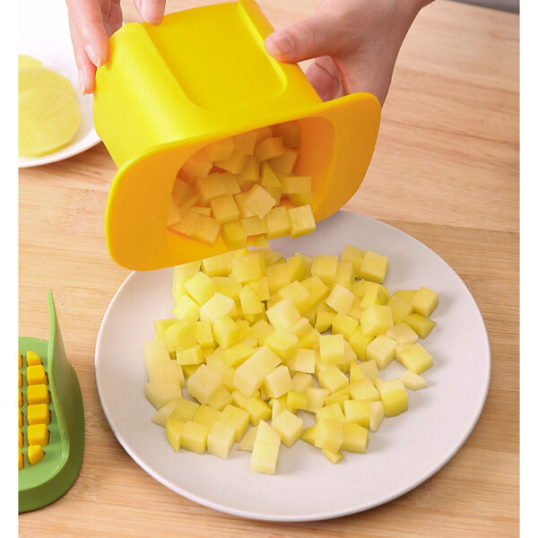 Multi functional Stainless Steel Onion Dicing Artifact Carrot Dicing Ham Dicing Household Cucumber Potato Kitchen Tool 1