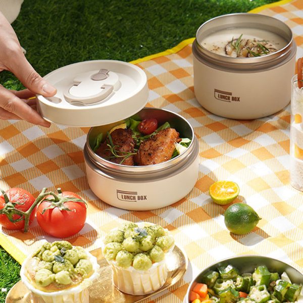 Multilayer Stainless Steel Lunch Box With Thermal Bag Food Storage Containers Portable Bento Box Japanese Style 3