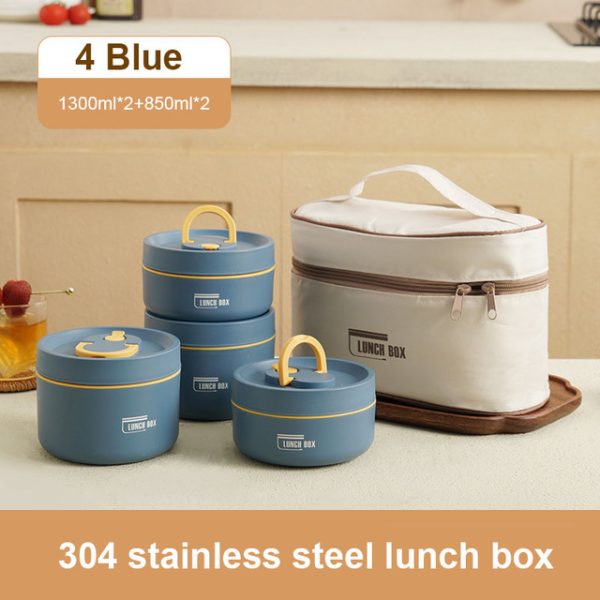Multilayer Stainless Steel Lunch Box With Thermal Bag Food Storage Containers Portable Bento Box Japanese Style 4.jpg 640x640 4