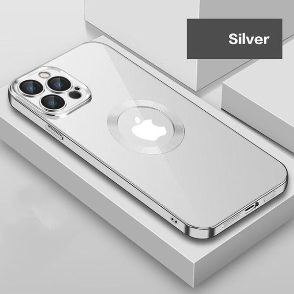 OceSap For iPhone 13 Pro Max Case Luxury Plating TPU Glass Lens Film Back Cover For 4.jpg 640x640 4