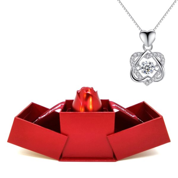 Igbe nchekwa ọla Rose mara mma Crystal Pendant olu onyinye ụbọchị Valentine ịhụnanya maka ụmụ nwanyị 1.jpg 640x640 1