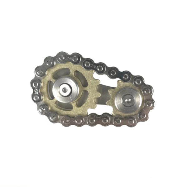 Sprockets Flywheel Fingertip Gyro Sprockets Chains EDC মেটাল টয় গিয়ার চেইন Gyro Drop Ship Sproket