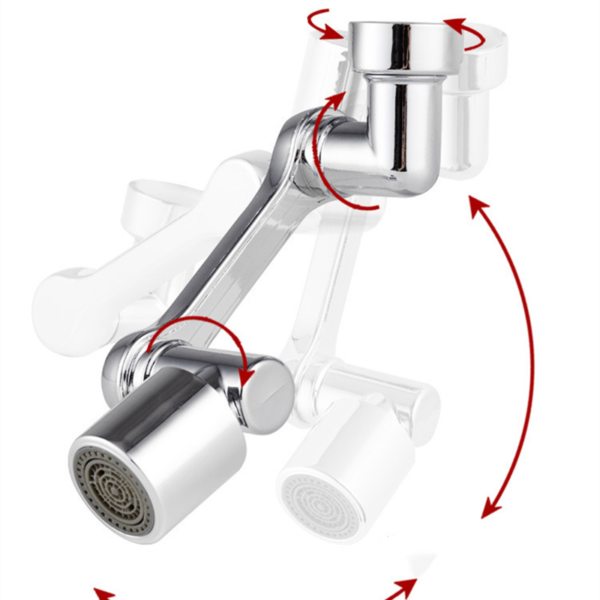 1080 Rotation Faucet Aerator Splash Plastic Filter Kitchen Tap Extend Water Nozzle Faucet 22 24mm Adaptor 4