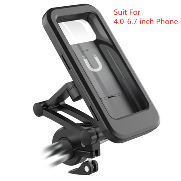 Support de téléphone de vélo étanche réglable, universel, guidon de moto, étui magnétique, Support de téléphone portable