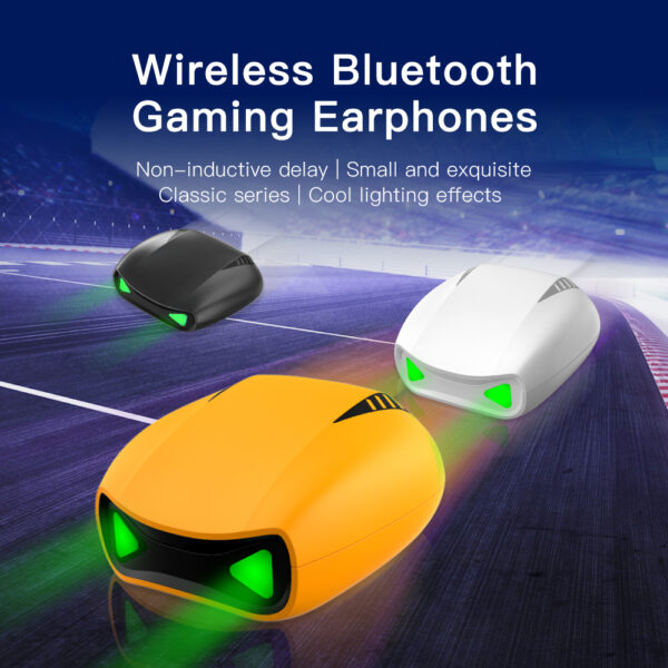 DISOUR BERRIA TWS Gaming Bluetooth Entzungailuak 5 1 IPX5 Iragazgaitza Haririk gabeko Entzungailuak Ukipen Kontroleko Entzungailuak