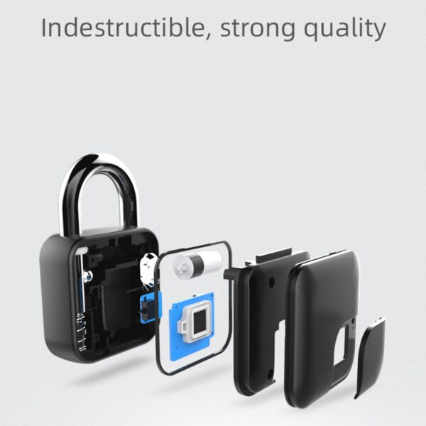 Fingerprint Padlock Tuya Bluetooth Waterproof Smart Padlock Cabinet Lock Cabinet Lock Dormitory Anti Theft Bag Luggage 4