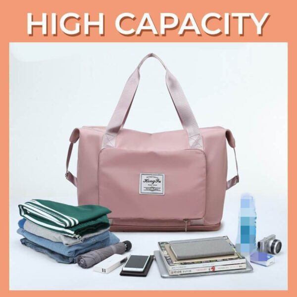 Large Capacity Folding Travel Bags Waterproof Luggage Tote Handbag Travel Duffle Bag Gym Yoga Storage Shoulder 1