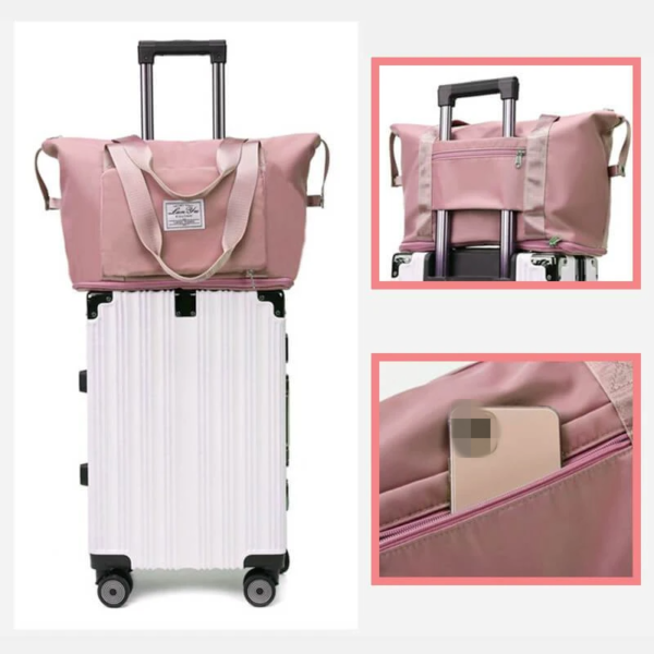 Large Capacity Folding Travel Bags Waterproof Luggage Tote Handbag Travel Duffle Bag Gym Yoga Storage Shoulder 1