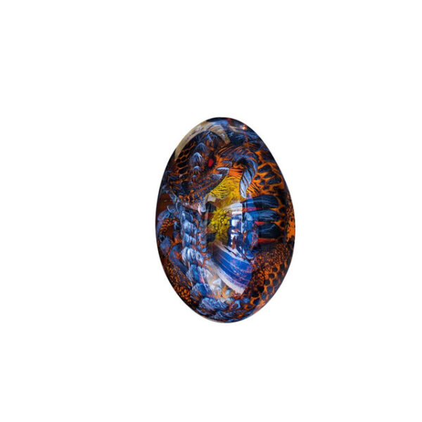 Lava Dragon Egg Resin Statue တန်ဆာဆင်ထားသော Dinosaur Eggs Sculpture Crystal Gemstone Souvenir Home Decor Collection Kid 2.jpg 640x640 2