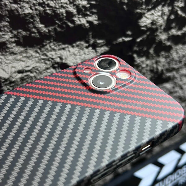 Luxury Carbon Fiber Texture Matte Ultra Thin Case alang sa iPhone 13 12 11 Pro Max iPhone11 5