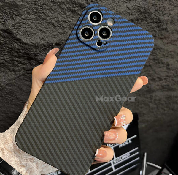Luxury Carbon Fiber Texture Matte Ultra Nyias Case rau iPhone 13 12 11 Pro Max iPhone11 7.jpg 640x640 7