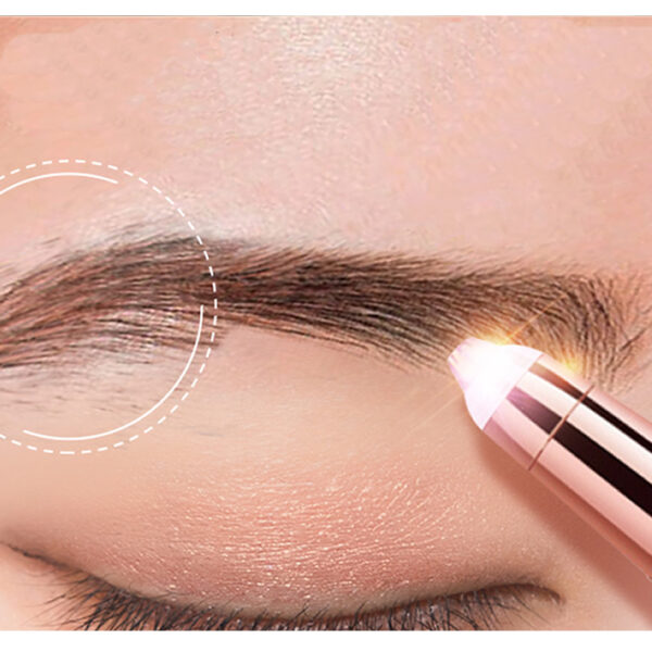 New Design Electric Eyebrow Trimmer Makeup Painless Eye Brow Epilator Mini Shaver Razors Portable Facial Hair 1