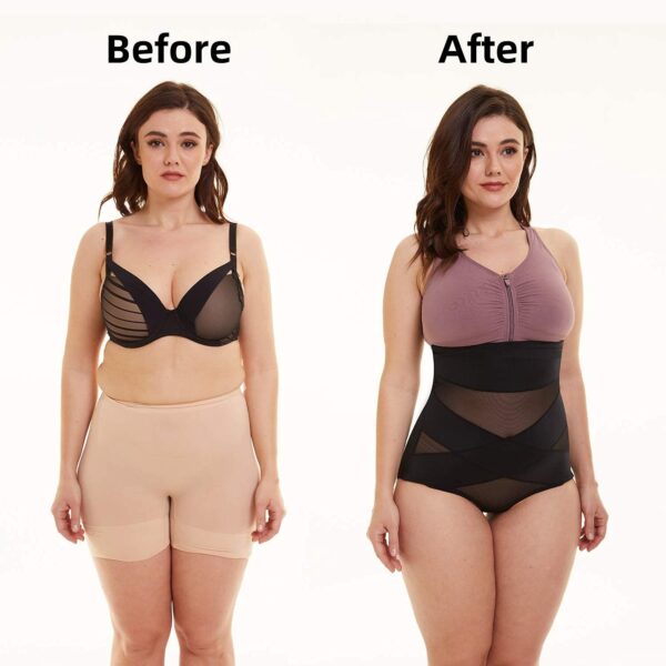 Shapewear សម្រាប់ស្ត្រី គ្រប់គ្រងក្បាលពោះ រាងស្លីម ស្លីមស្លីម ២